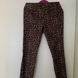H&M leopard print pants